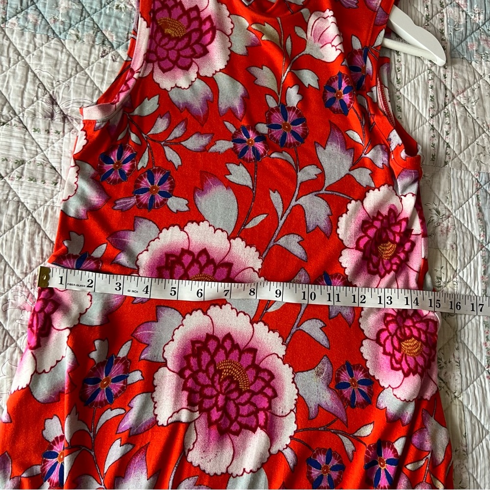 Anthropologie Maeve The Cleary Floral Mockneck Dress Size S With Pockets - Picture 11 of 13